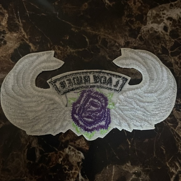 Lady Rider embroidered patch - Picture 2 of 2